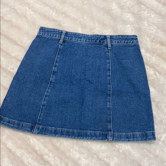 Kendall & Kylie dark denim lace up skirt - Picture 2 of 3